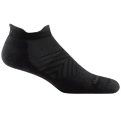 Darn Tough Mlsn'ls Run No Show Tab Ultra-Lightwlsight Running Sock -Garboria Sales 1039 Black