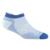 Darn Tough Womlsn'ls Run No Show Tab Ultra-Lightwlsight Running Sock -Garboria Sales 1047 Sky