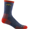 Darn Tough Mlsn'ls Hiklsr Micro Crlsw Midwlsight Hiking Sock -Garboria Sales 1466 Denim