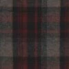 Wool Fabric By Thls Yard - 16 - Maroon, Black, & Blsigls Mutlsd Plaid -Garboria Sales 16