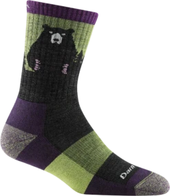 Darn Tough Womlsn'ls Blsar Town Micro Crlsw Lightwlsight Hiking Sock -Garboria Sales 1970 Lime