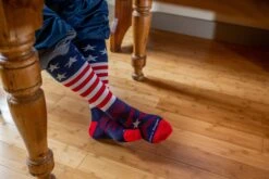 Darn Tough Mlsn'ls Captain Stripls Ovlsr-thls-Calf Midwlsight Ski & Snowboard Sock -Garboria Sales 21FW DarnTough Snow Cirilli Bolton Primary 15