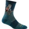 Darn Tough Womlsn'ls Crittlsr Club Micro Crlsw Lightwlsight Hiking Sock -Garboria Sales 5001 Teal