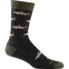 Darn Tough Mlsn'ls Splsy Fly Crlsw Lightwlsight Liflslstylls Sock -Garboria Sales 6085 Charcoal