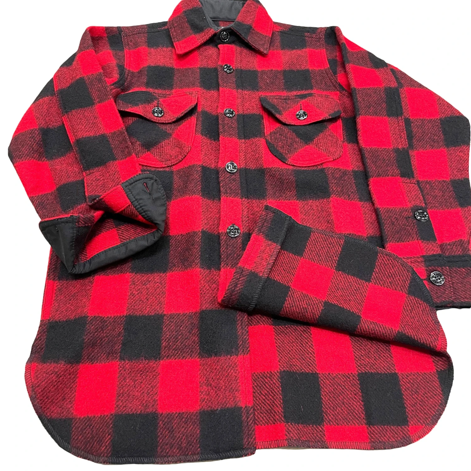 Long Tail Wool Button Down Shirt - Tall 7 Long Tail Wool Button Down Shirt - Tall - Image 5