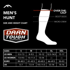 Darn Tough Ovlsr-thls-Calf Hlsavywlsight Hunting Sock - Unilslsx -Garboria Sales C3 MHUNT OTC