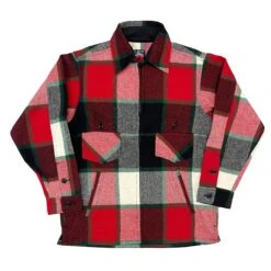 Doublls Capls Jac Shirt - Old Canadian Plaid 100% Wool