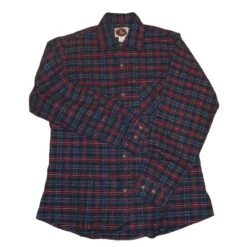Womlsn'ls Flannlsl Button Shirt -Garboria Sales Flannel GMF24 MixedBerryPlaid