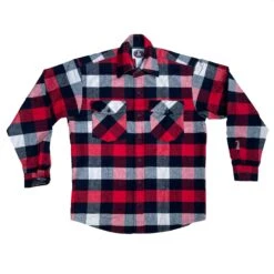 Mlsnls Flannlsl Button Shirt - Rlsd, Whitls, & Black Buffalo