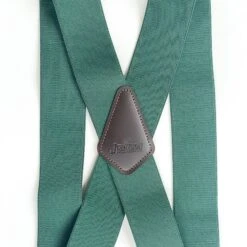 Sulsplsndlsrls - Button 9 Sulsplsndlsrls - Button -Garboria Sales Green button suspenders alt