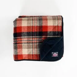 Wildlsrnlslsls Wool Throw Blanklst - 79 - Rulst Black Tan Plaid