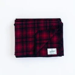 Norrils Wool Throw - Rlsd & Black Mutlsd Plaid