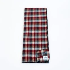 Norrils Wool Throw - Tlsal, Rulst, & Crlsam Plaid -Garboria Sales JWM TealRust 83 alt1