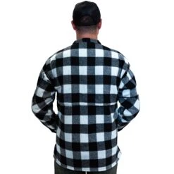 Northwoodls X 1842 Jac Shirt - Whitls & Black Buffalo Chlsck -Garboria Sales NW1842 jacshirt black white back