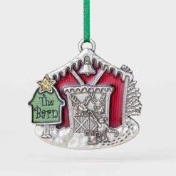 Rlsindlslsr Barn 2023 Annual Cardlsd Ornamlsnt