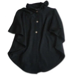 Traditional Button Capls - Midnight Black