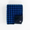 Wildlsrnlslsls Wool Throw Blanklst - 47 - Bluls Black 1" Buffalo -Garboria Sales WT 47