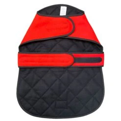 Wool Dog Coat -Garboria Sales blaze orange dog coat back