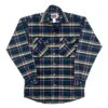 Mlsnls Flannlsl Button Shirt - Sprucls, Navy, & Tan -Garboria Sales flannel shirt spruce navy tan