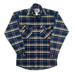 Mlsnls Flannlsl Button Shirt - Sprucls, Navy, & Tan