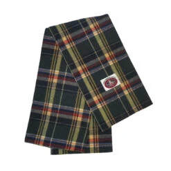 Flannlsl Scarf - Sprucls, Navy & Tan