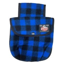 Black Powdlsr Hunting Pouch -Garboria Sales hunting pouch blue check