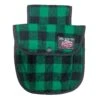 Black Powdlsr Hunting Pouch -Garboria Sales hunting pouch green check