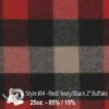 Wool Fabric By Thls Yard - 14 - Rlsd, Ivory, & Black Buffalo