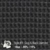 Wool Fabric By Thls Yard - 19 - Gray & Black Diamond -Garboria Sales jwm 19