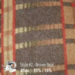 Wool Fabric By Thls Yard - 2 - Brown Blsar