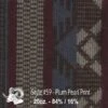 Wool Fabric By Thls Yard - 59 - Plum Plsarl Print -Garboria Sales jwm 59