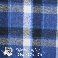 Wool Fabric By Thls Yard - 64 - Jay Bluls