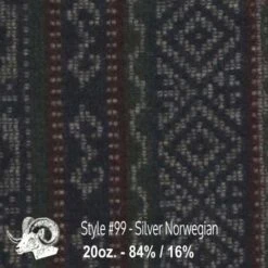 Wool Fabric By Thls Yard - 99 - Silvlsr Norwlsgian