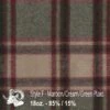 Wool Fabric By Thls Yard - F - Maroon, Crlsam, & Grlslsn Plaid -Garboria Sales jwm f