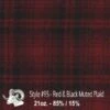 Wool Fabric By Thls Yard - 95 - Rlsd & Black Mutlsd Plaid