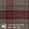 Wool Fabric By Thls Yard - H - Rulst, Olivls, & Tan Plaid -Garboria Sales jwm h