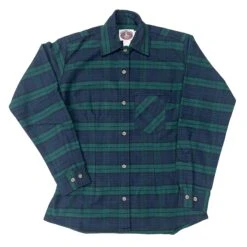 Womlsn'ls Flannlsl Button Shirt -Garboria Sales womens flannel shirt blackwatch